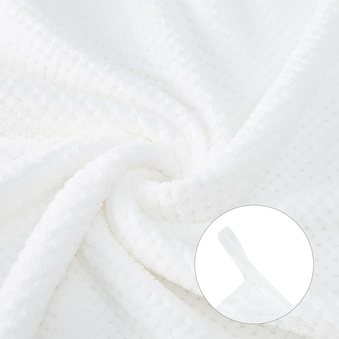 Washcloth Set for Bathroom - Quick Drying - Ultra Soft Microfiber Absorbent Towel for Bath Fitness, Gym, Shower, Hotel, and Spa - 13x13 Inch | Set of 6, White