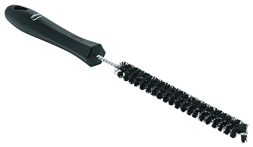 Vikan 53609 Ø0.6" Drain Cleaning Brush- Stiff, Black