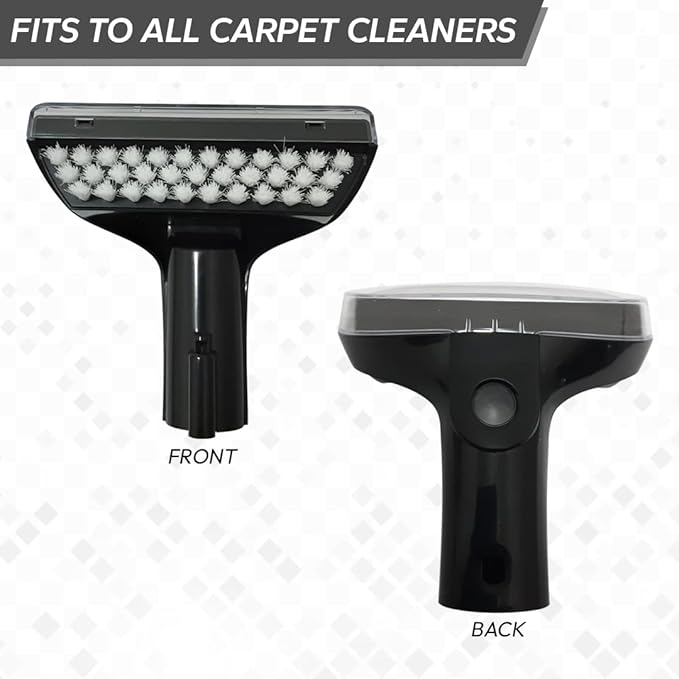 Replacement 6" Tough Stain Brush Tool with Removable Nozzle for Better Cleaning for All Bissell Carpet Cleaner Machines, Including Bissell Little Green Machine