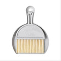 Mini Dust Pan with Broom Set,Small Broom and Dustpan Set Mini Hanging for Desk, Housekeeping, Office, Kitchen, Pet Nest, etc. (Gray)