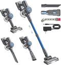 BlueEpic Cordless Vacuum Cleaner, 45KPA 45Mins Rechargeable Vacuum Cordless, Stick Vacuum with 2 Adjustable Modes, Handheld Vacuum for Home/Pet Hair/Carpet/Floor