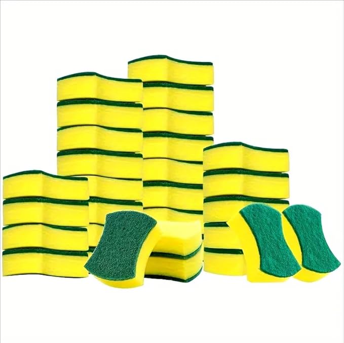20-Piece Heavy-Duty Kitchen Sponges, Durable, Scratch-Free, High-Performance