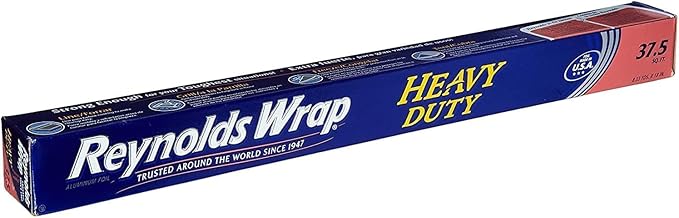 Reynolds Wrap Heavy Duty Aluminum Foil, 37.5 Square-Foot Roll (Pack - 8)