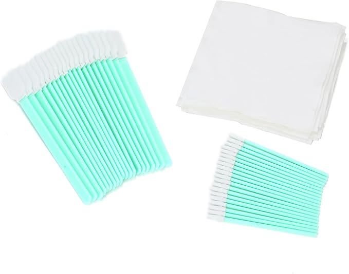 Cleaning kit for Scanners Printers with 4x4inch Lint Free Cleaning Cloths ＆ Cleanroom Polyester Cleaning Swabs