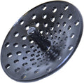 Danco Kitchen Sink Drain Garbage Disposal Strainer | Drain Protector | Black Concave Design (10427), 3.25 inches