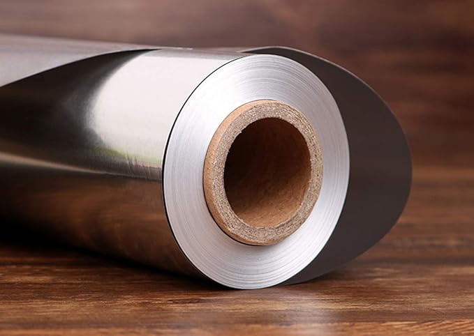 Heavy Duty Aluminum Foil, Food Grade Aluminum Foil Roll 12 Inches X 300 Feet - 300 Square Feet, 0.85mil Thickness