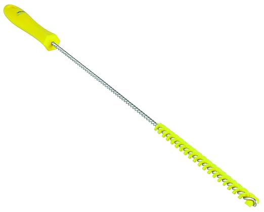 Vikan 53756 Tube Brush,.4",PP/PBT,Yellow
