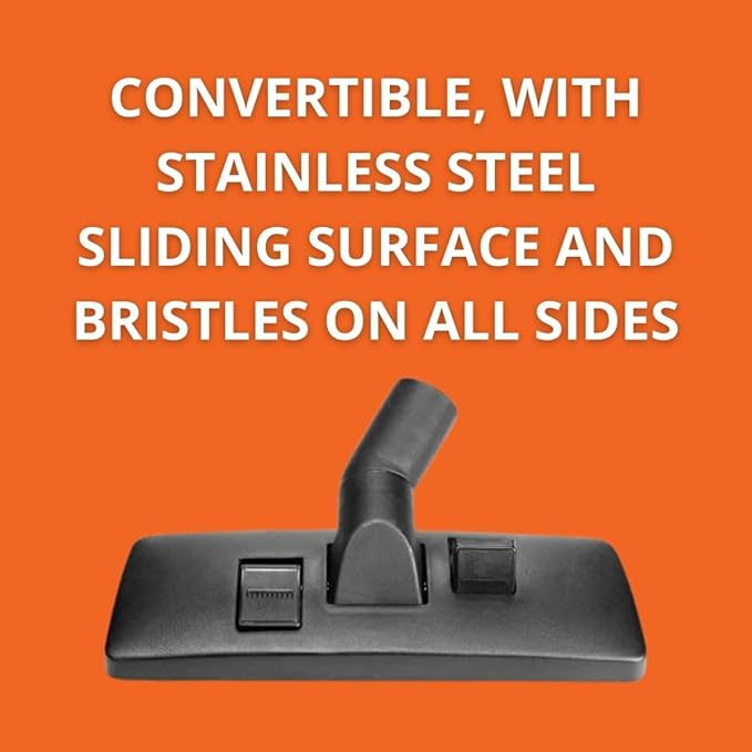 Fein Convertible Floor Nozzle with Bristles on All Sides - Efficient Cleaning Attachment for Turbo Wet/Dry Dust Extractors, Suitable for Smooth Floors and Fiber Floor Coverings - 31345072010