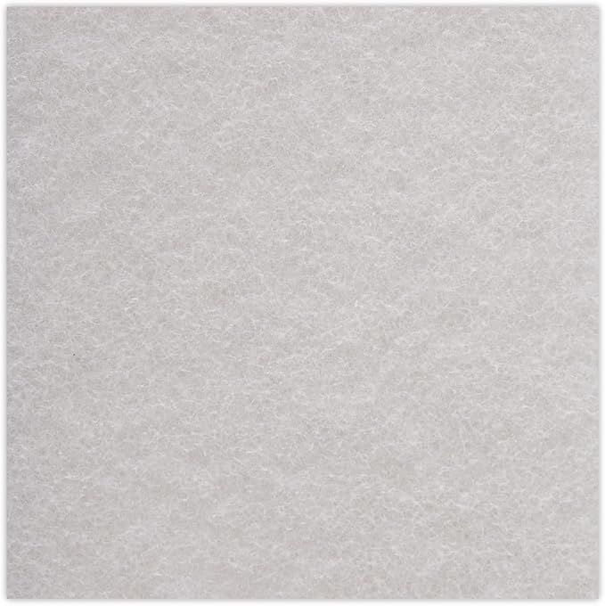 Boardwalk 98BWK LD 6 in. x 9 in. Light Duty Scour Pad - White (20/Carton)