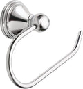 Moen Preston Collection Chrome Single Post Toilet Paper Holder, Wall Mounted Hanging Toilet Tissue Storage, DN8408CH