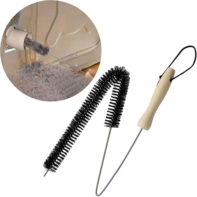 Long Reach Cleaner Brush, Steel Wire Nylon Cleaner Brush or Radiator Cleaning Brush Bendable Flexible Cleaner Brush