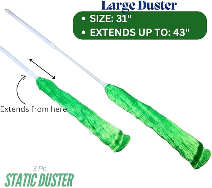 3 Piece Magic Static Duster - 42", 26" & 10"