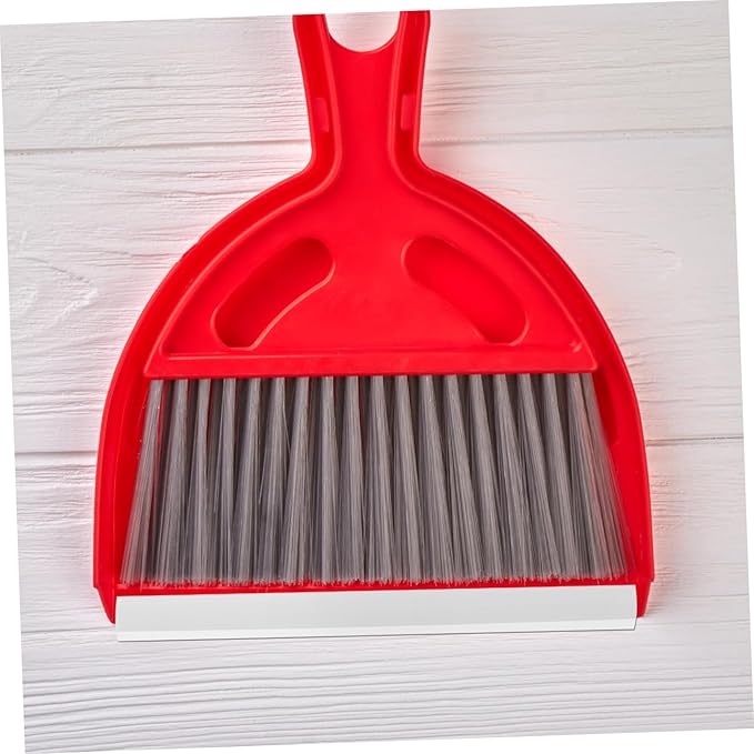 FRCOLOR 4pcs Rubber Dustpan Lip Replacement and Edge Strip Grey Broom Accessory for Cleaning