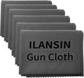 10/6Pack Technology Microfiber Black/Gray Gun Cleaning Cloth-Large Size-Lint Free-Reusable Cleaning pad for All Firearm-Each Pack is Individually Packaged-Gun Cleaning Supplies Store