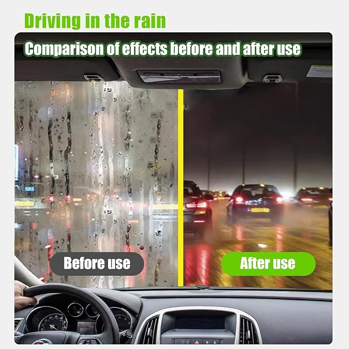 Automotive Oil Film Cleaning Brush,Oil Film Cleaning Brush for car Windows, oil film remover for car window, Windshield Oil Film Remover,car Window Oil Film Remover(Green)
