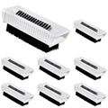 8 Pcs Hand Scrub Brushes for Nail Cleaning, Soft Fingernail Brush Non-Disposable Surgical Scrub Brushes with Nail Cleaner, Plastic Double-Sided Hand and Nail Cleaning Brush for Men Women Kids
