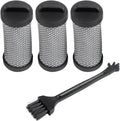 Washable HEPA Filter Replacement for JIGOO T600 Mattress Vacuum Cleaner, 99.97% Filtration Efficiency with Cleaning Brush, 4-Pack