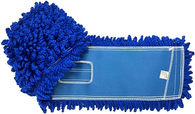 Kleen Handler 24 inch Microfiber Dust Mop | Medium Washable Commercial Mop Head Replacement, Pack of 12