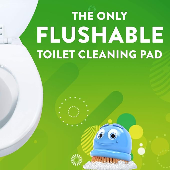 Scrubbing Bubbles Fresh Brush Flushables Refill, Citrus Action Scent, 10 Ct/pack , Pack 0f 12