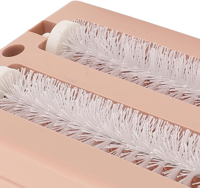 Carpet Sofa Sweeper, Double Roller Remove Debris Table Sweeper Cleansing Brush for Desktop Bed