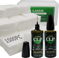 3000/1500PCS Gun Cleaning Patches+CLP Oil,2"x2" Lint Free Gun Cleaning Cloth,Professional Wipes for Shot Pistol/All Caliber of Firearms.Store in Box Can Store Gun Cleaning Kit,Choose Your Set
