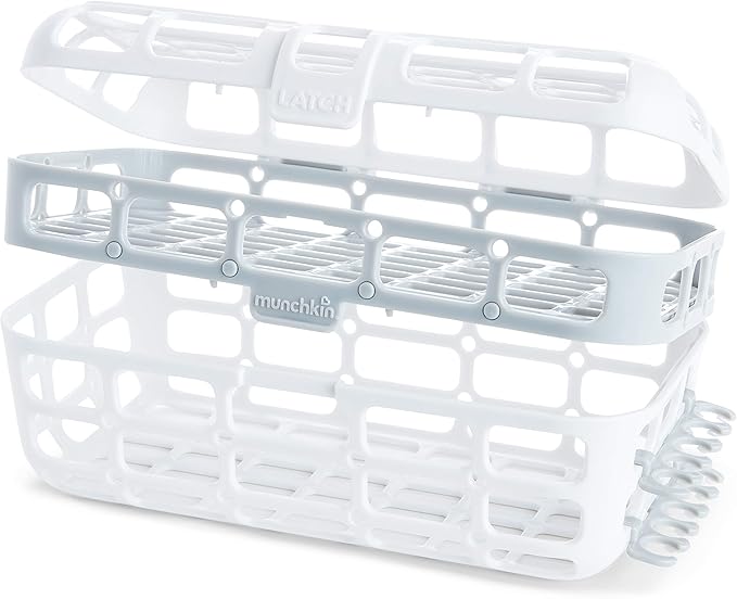 Munchkin Dishwasher Basket, High Capacity | 2 Pack | Grey