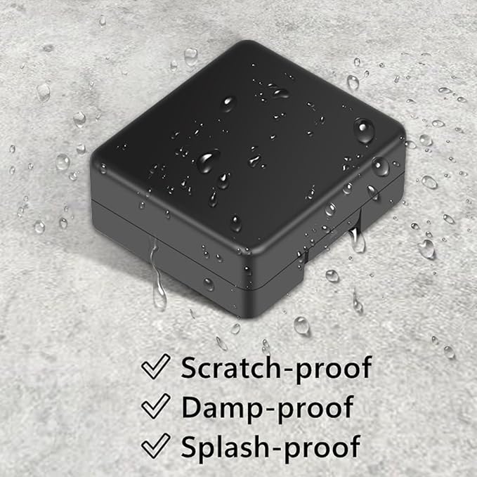 Pack of 4 Plastic Protective Storage Case Boxes Compatible with Battery of Gopro Hero 8/9/10/11/12/13 Black Cameras, Multifunctional Battery Case Organizer with Memory Card Slot
