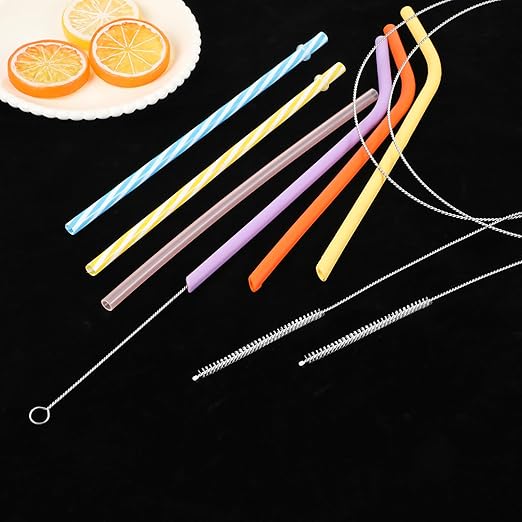 cobee 4 Pcs Straw Cleaner Brush Extra Long, 1m/39in Wire Tube Brushes with Soft Nylon Bristles Head, Wire Brush Pipe Cleaning Brush for Feeding Tubes Bottles Straw (Diameter 0.65cm)
