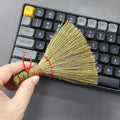 Mini Straw Broom, Desktop Cleaning Broom, Portable, Used for Cleaning Kitchens, Offices, Homes, Computers, and car