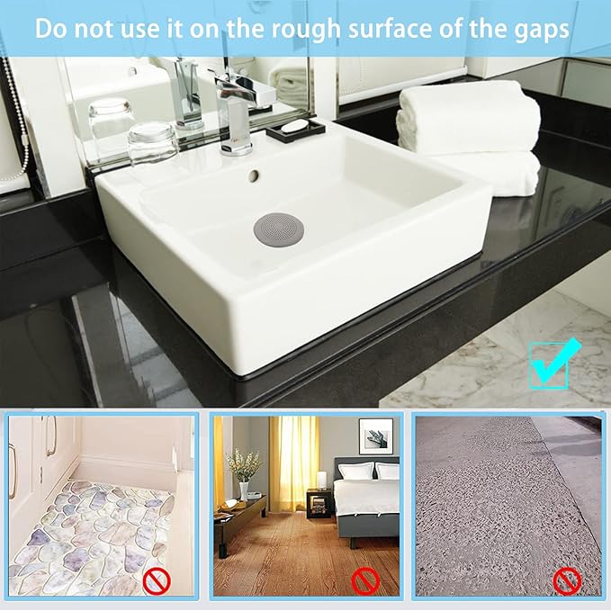 4-Pack Drain Hair Catcher Durable Silicone Hair Stopper Shower Drain Covers Easy to Install and Clean Suit for Bathroom Bathtub and Kitchen (New White 4Pack)