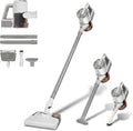 Wet Dry Vacuum Cleaner,3-in-1 Cordless Vacuum and Mop Combo，45Mins Runtime Vacuum Cleaners,45KPA Strong Suction，Anti-Tangle Brush Roll Removable water tank for Home/Pet Hair/Carpets/Floors，White