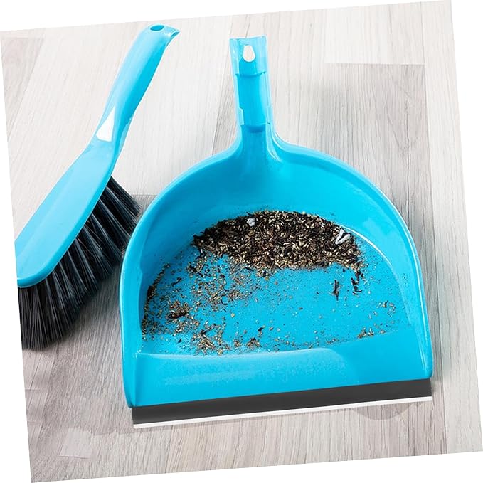 HANABASS 4pcs Rubber Dustpan Edge Strips Replacement Pressing Strips for Enhanced Sealing and Quiet Cleaning Fit Soft Edges for Efficient Dustpan Performance