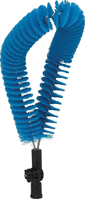 Vikan 53743 Tube Brush,CIP,Medium,PP/PL,Blue