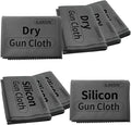 Silicon Gun Cloth 12'' ×12'' Gun Cleaning Cloths Lint Free - Gun Cleaning Wipes with Silicon Gray Gun Cleaning Rags for Gun Cleaning/Polishing Silicon Rags/Rust Wipes
