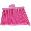 SPARTA Plastic Large Debris, Angled, Broom Head with Color Coded for Indoor, Outdoor, Home, Restaurant, Lobby, Office, 12 Inches, Pink, (Pack of 12)