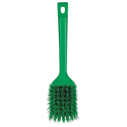 Remco - A Vikan Company ColorCore 12" Short Handle Scrubbing Brush, Stiff