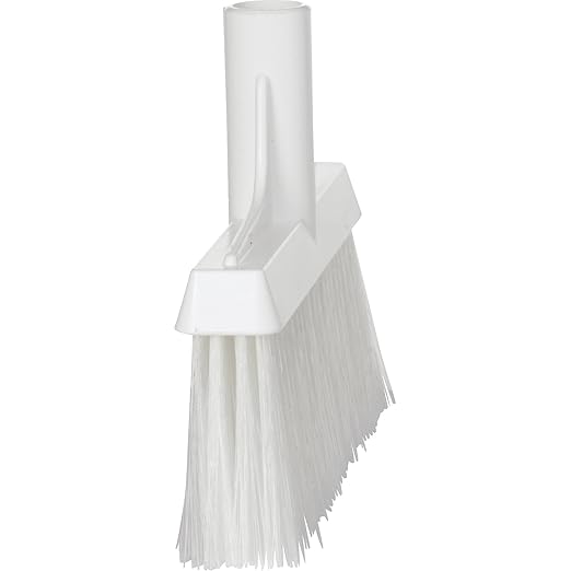 Vikan 31045 Broom,Lobby,Soft/Stiff,10.25",PP/PET,White