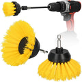Grout Brush for Drill, 2025 New Crevice Cleaning Brush Set, 3pcs Drill Brush Attachment Kit, for Tile Grout, Corner, Sink, Kitchen, Window