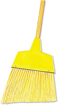 Boardwalk 932AEA Angler Broom Plastic Bristles 42-Inch Wood Handle Yellow