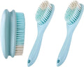 3 Pack Scrub Brushes, Laundry Stain Brush,Household Cleaning Washing Brush Scrubbing Brushes for Clothes Shoes (Blue)