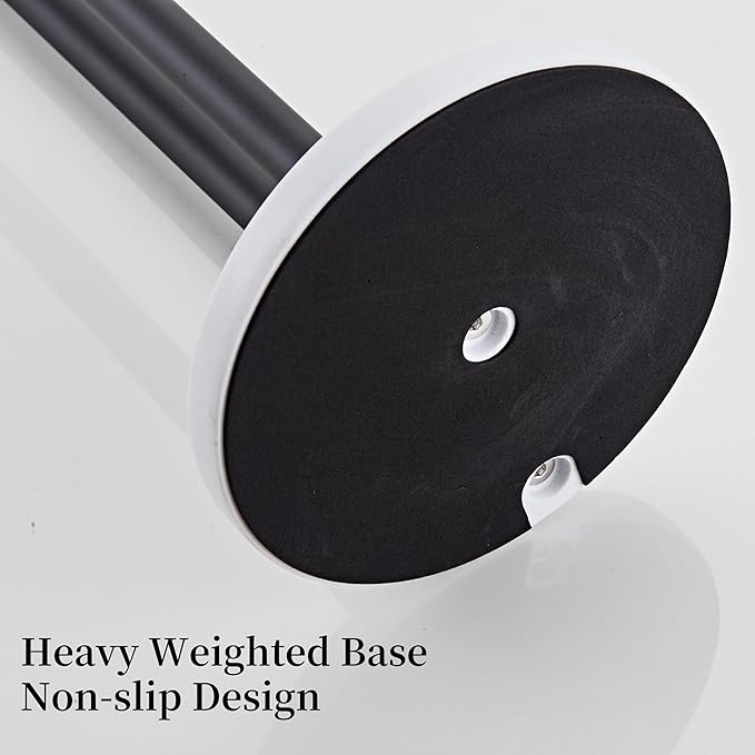 Marble Toilet Paper Holder Stand -Matte Black, Freestanding with Storage, Floor Stand, Toilet Roll Holder, Standing Paper Towel Holder