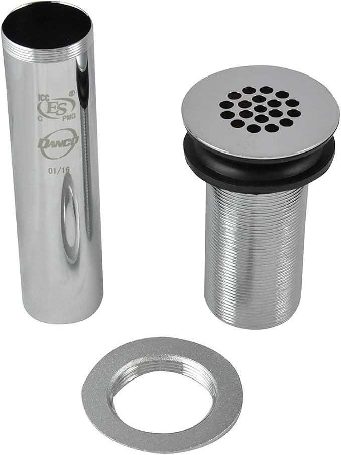 Danco Bathroom Sink Grid Drain without Overflow, Chrome, 89463