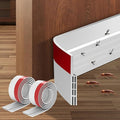 Ainiv 2 Pack Door Draft Stopper Under Door Seal, 2" W x 39" L Cutable Soundproof Door Seal, Adhesive Under Door Sweep for Exterior & Interior Doors Dust and Noise Insulation Weather Stripping-White