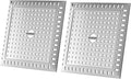 Drain Hair Catcher for Bathroom Sink,4.8" Stainless Steel and Silicone Shower Drain Covers Suitable for Drains and Bathroom Floors 2 Pack (2, Gray)