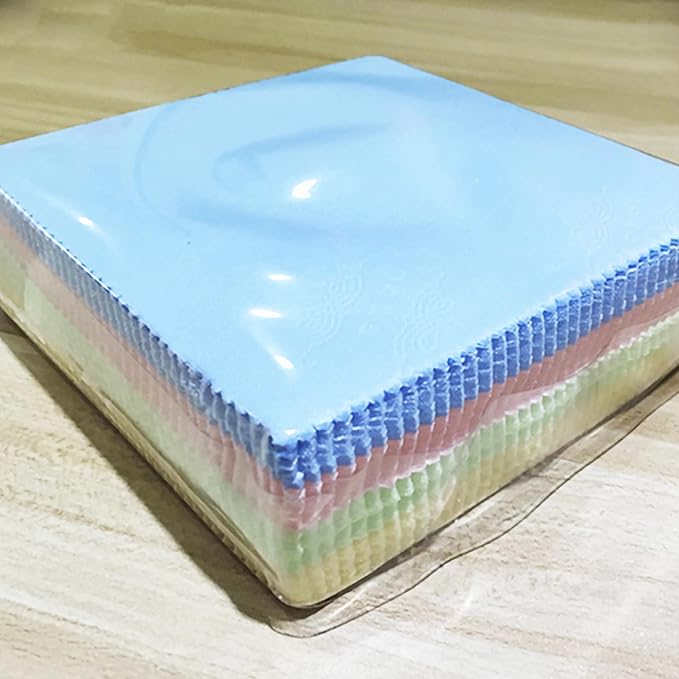 100pcs Microfiber Glasses Cleaning Cloth Fiber Material for Wiping Glasses Camera Lens and Mobile Phone 5.1 * 5.1 inch