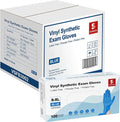 Schneider Vinyl Synthetic Exam Gloves, 4 Mil, Latex Free Disposable Gloves for Medical, Cooking, Cleaning, and Food Prep,1000