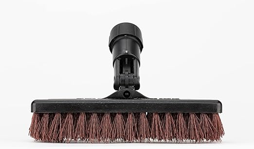 Carlisle FoodService Products 36531027 Swivel Scrub Plastic Block Power Scrub Floor Brush, Nylon Grit Bristles, 8" Length x 3-1/2" Width, 15/16" Bristle Trim, Rust (Pack of 12)