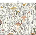 Cute Mushrooms Dish Drying Mat 16x18 inches Microfiber Absorbent Fast Dry Mat for Kitchen Counter Coffee Bar Mushrooms Plants Large Drying Mat Kitchen Decor Gifts (Cute Mushrooms, 16x18 inches)