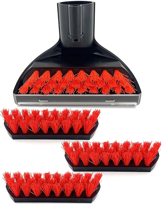 Upgraded 1400B Little Green 5.3" Detachable Tough Stain Brush Tool Replacement for Bissell Little-Green Upright &Portable Carpet Cleaners for 1400B 4075 3860 1425 2458 3194 3353 Series,1+3 Brush,Black