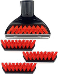 Upgraded 1400B Little Green 5.3" Detachable Tough Stain Brush Tool Replacement for Bissell Little-Green Upright &Portable Carpet Cleaners for 1400B 4075 3860 1425 2458 3194 3353 Series,1+3 Brush,Black